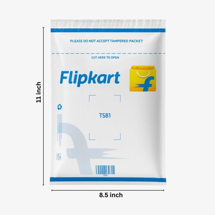 Flipkart Security Tamper Proof Courier Bag 8.5×11 Inch | High Strength Self Adhesive Poly Mailer | Waterproof & Tear-Resistant Packaging Bag for Ecommerce Shipping (TSB1)
