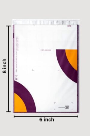 Meesho Branded Barcode Polybag 6×8 Inch – Tamper Proof Courier Bag | High-Quality Shipping Packaging
