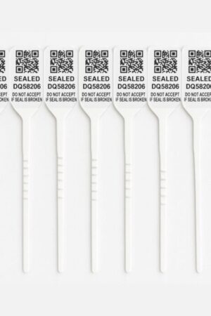 (generic) Plastic Security Seal Tags with QR Code & Serial Number meesho| Tamper Evident Locking Seal Tie for Packages, Courier Bags, Warehousing & E-Commerce | “Do Not Accept If Seal Is Broken”