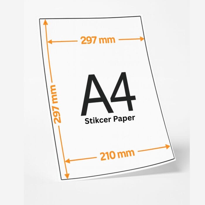 ST1 Shipping Label Sticker Sheet – A4 100 Sheet | Compatible with Amazon, Flipkart, Meesho | High-Quality Self-Adhesive Matte Paper | Inkjet & Laser Printer Friendly |Smudge-Proof Labels